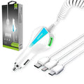 Aolike 5012 Car Phone Charger  USB Fast Charge One Drag 3in1 Universal Car Charger