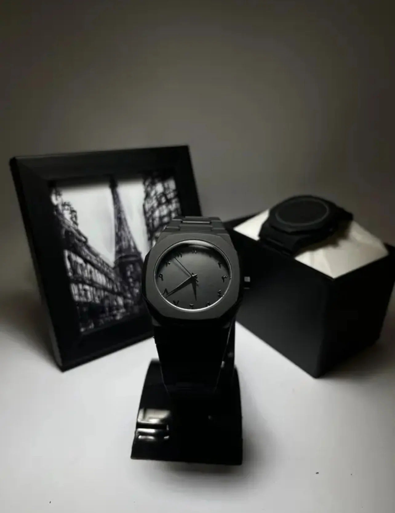 Full BLACK AURA Quartz Watch – Lightweight Design, , Premium Quality &amp; Finish - Best Quality Analog Watch For Boys - Watch For Men | Full Black Color Watch
