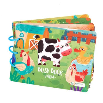Busy Book, Quiet Book, Toddler Busy Book, for 2-4 Years Old Preschool Activity Toy Books Help Develop Learning Skills,(Only Math )