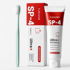 Yayashi Sp-4 Ultra Whitening Toothpaste Probiotic Stain Remover 120Gm /Nano Toothbrush Protects Gums Freshens Breath, for Everyone