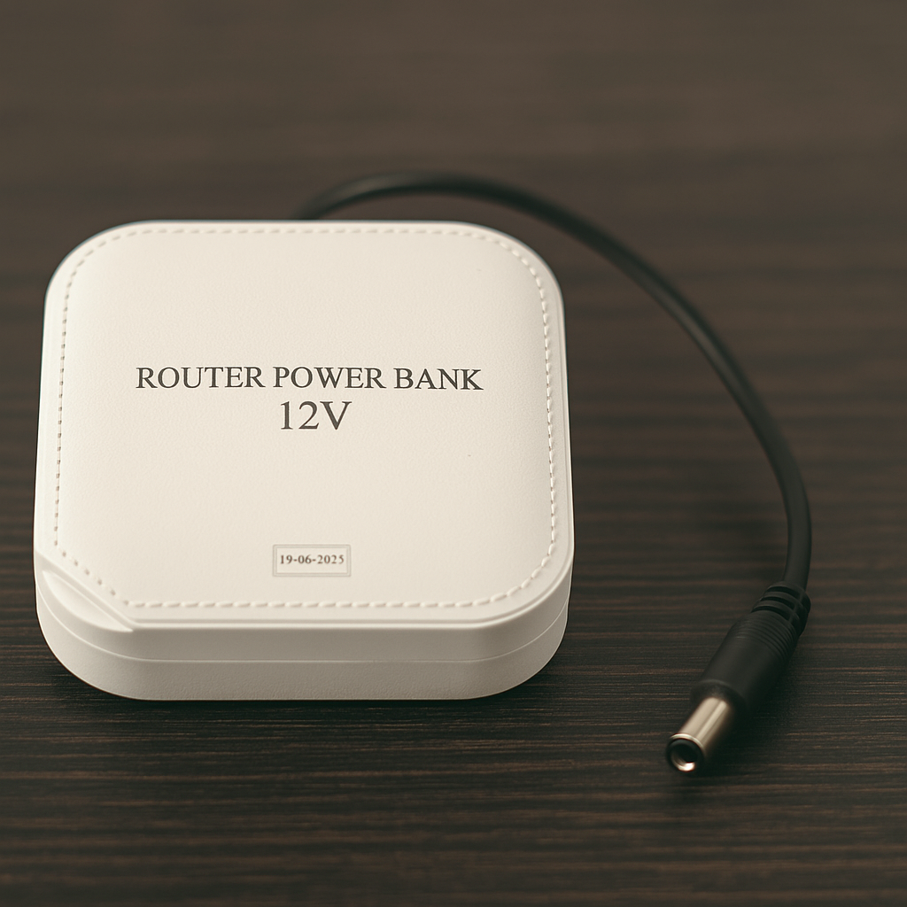 Wifi Router Power Bank 20000 mAH – Reliable Backup Power for Seamless Internet Connectivity | Best Quality Power Bank For Wifi Router - Without Adapter ( Random Color )