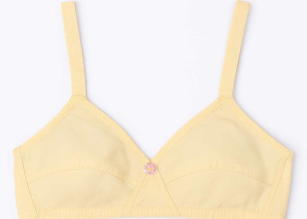 Cotton Sada Bra Pack of 3 – Mehroon, Black &amp; Skin Color | Comfortable 3 Hook Non-Padded Bra for Women