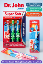 Dr. Jones Baby Teeth Brush – Pack of 3 | Soft Bristles | Gentle Oral Care for Infants and Toddlers (Random color)