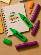 Pack of 3 Highlighters – Vibrant, Long-Lasting, Smooth Ink for Study, Office &amp; Creative Use