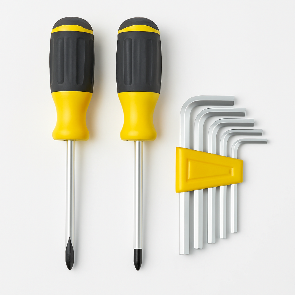 Tool Kit – 2 Disassemblers &amp; 5 Allen Keys | Compact Hand Toolkit for DIY &amp; Repairs