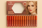 Nude Shades High Pigmented Lipgloss – Set of 6 &amp; 12 Creamy Long-Lasting Glosses | Moisturizing, Smooth Finish &amp; Everyday Wear