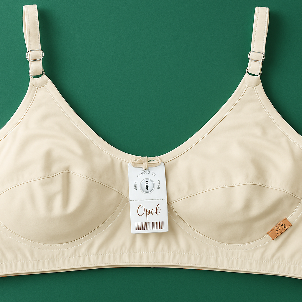 Jersey Soft Fabric Non-Padded Bra for Women – Plain Comfortable &amp; Lightweight Everyday Wear Lingerie in Beige, Available Sizes 32 to 42