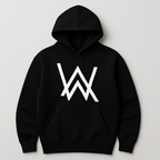New Summer Collection Full Black Hoodie with WA Print for Men and Boys – Comfortable, Fashionable &amp; Casual Wear