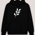 Comfortable Printed Black Hoodie for Men – Premium Fabric &amp; Fit