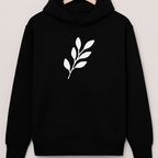 Comfortable Printed Black Hoodie for Men – Premium Fabric &amp; Fit