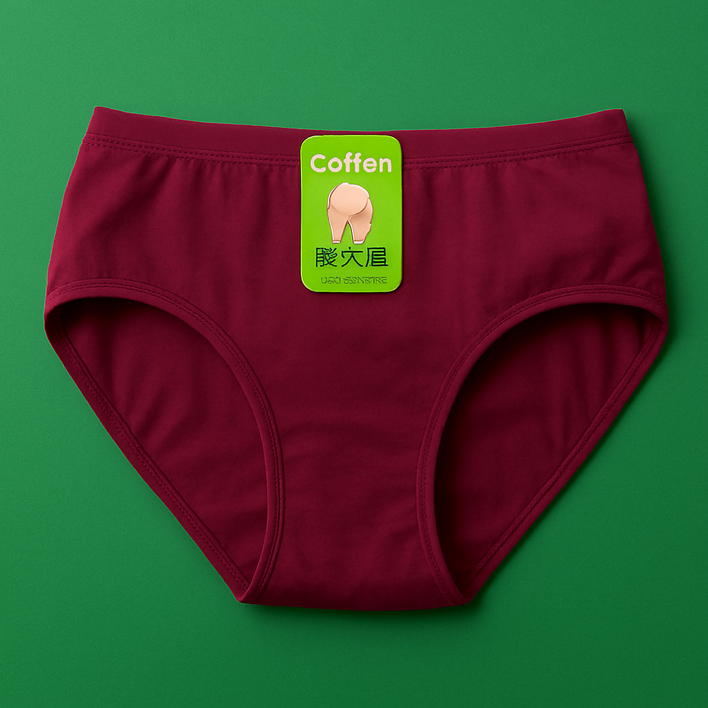 Jersey Plain Panty for Women – Soft, Lightweight &amp; Comfortable Everyday Underwear, Breathable Jersey Fabric in Maroon