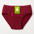 Jersey Plain Panty for Women – Soft, Lightweight &amp; Comfortable Everyday Underwear, Breathable Jersey Fabric in Maroon