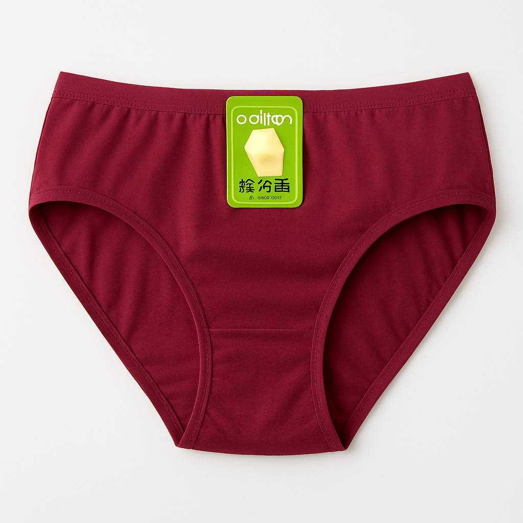 Jersey Plain Panty for Women – Soft, Lightweight &amp; Comfortable Everyday Underwear, Breathable Jersey Fabric in Maroon