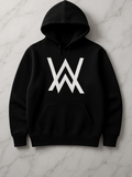 New Summer Collection Full Black Hoodie with WA Print for Men and Boys – Comfortable, Fashionable &amp; Casual Wear