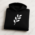 Comfortable Printed Black Hoodie for Men – Premium Fabric &amp; Fit