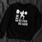 New Summer Collection Full Black Hoodie with GYM Print for Men and Boys – Comfortable, Stylish &amp; Casual Wear