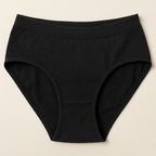 Malai Soft Fabric Underwear for Women – High Quality, Comfortable &amp; Lightweight Everyday Panty in Black, Sizes S, M, L
