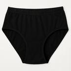 Malai Soft Fabric Underwear for Women – High Quality, Comfortable &amp; Lightweight Everyday Panty in Black, Sizes S, M, L