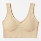 Ladies Air Bra – Soft Jersey Fabric, Plain Non-Padded Design, Comfortable &amp; Lightweight Everyday Wear Lingerie in Skin Color ( Stretchable Size )