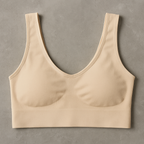 Ladies Air Bra – Soft Jersey Fabric, Plain Non-Padded Design, Comfortable &amp; Lightweight Everyday Wear Lingerie in Skin Color ( Stretchable Size )
