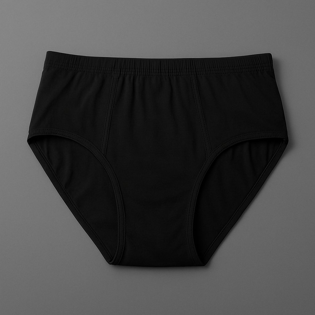 Jersey Plain Panty for Women – High Quality Soft &amp; Lightweight Fabric, Black (S, M, L)
