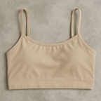 Teenagers’ Malai Non-Padded Bra – Soft, Lightweight &amp; Comfortable Everyday Wear Lingerie, Plain Design in Beige, Sizes 28, 30, 32