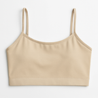 Teenagers’ Malai Non-Padded Bra – Soft, Lightweight &amp; Comfortable Everyday Wear Lingerie, Plain Design in Beige, Sizes 28, 30, 32
