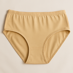 Jersey Plain Panty for Women – Soft, Comfortable &amp; Lightweight Fabric, Skin (S, M, L)