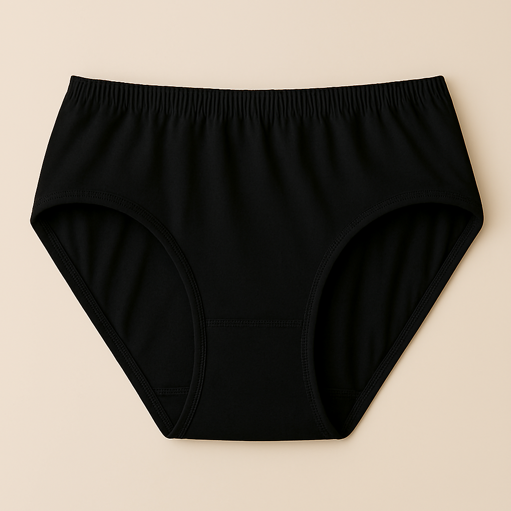 High Quality Pure Cotton Soft Fabric Panty – Comfortable Everyday Wear (Black, S/M/L)