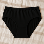 High Quality Pure Cotton Soft Fabric Panty – Comfortable Everyday Wear (Black, S/M/L)