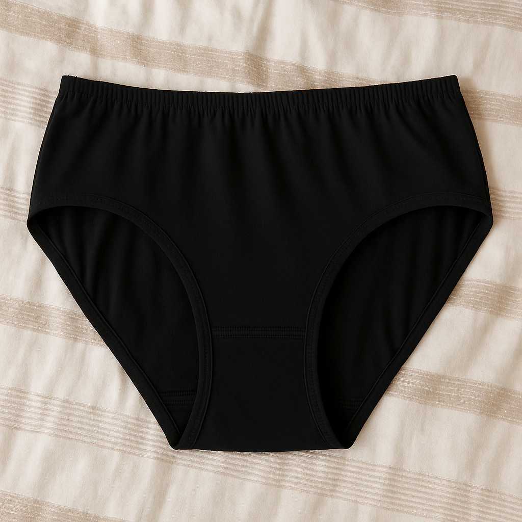 High Quality Pure Cotton Soft Fabric Panty – Comfortable Everyday Wear (Black, S/M/L)