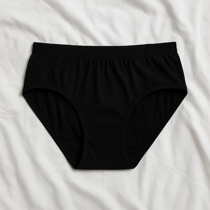 High Quality Pure Cotton Soft Fabric Panty – Comfortable Everyday Wear (Black, S/M/L)