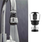 Multifunctional 360° water Faucet  Kitchen Sink Faucet Sprayer Water Saving Aerator 360 Degrees Rotatable