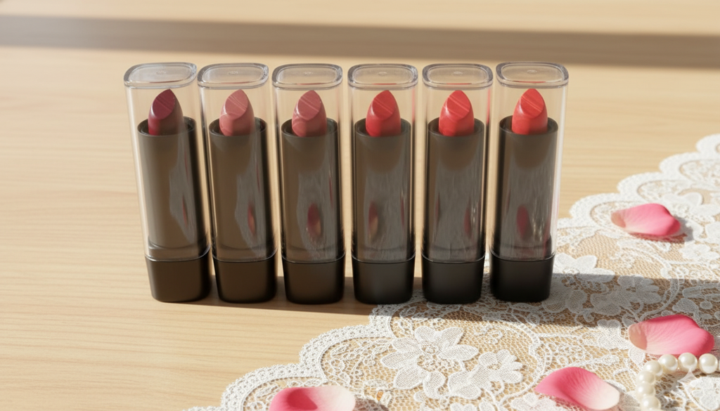 Casual Use Creamy Lipstick – Bold &amp; Smooth Shades of Red | Long-Lasting, Moisturizing &amp; Easy Glide Formula for Daily Wear