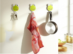 Pack Of 3 Self Adhesive Wall Hooks – Waterproof Cartoon Sticky homes for Home &amp; Kitchen | Heavy Duty Multipurpose Storage Hooks | Easy No-Drill Installation | Strong Adhesive for Glass, Wood, Plastic, Stainless Steel | (Random Color)