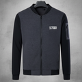 New Winter Collection Charcoal Grey “Be Creative” Printed Zipper Jacket for Men &amp; Boys – French Fleece, Premium Quality, Stylish &amp; Comfortable Winter Wear