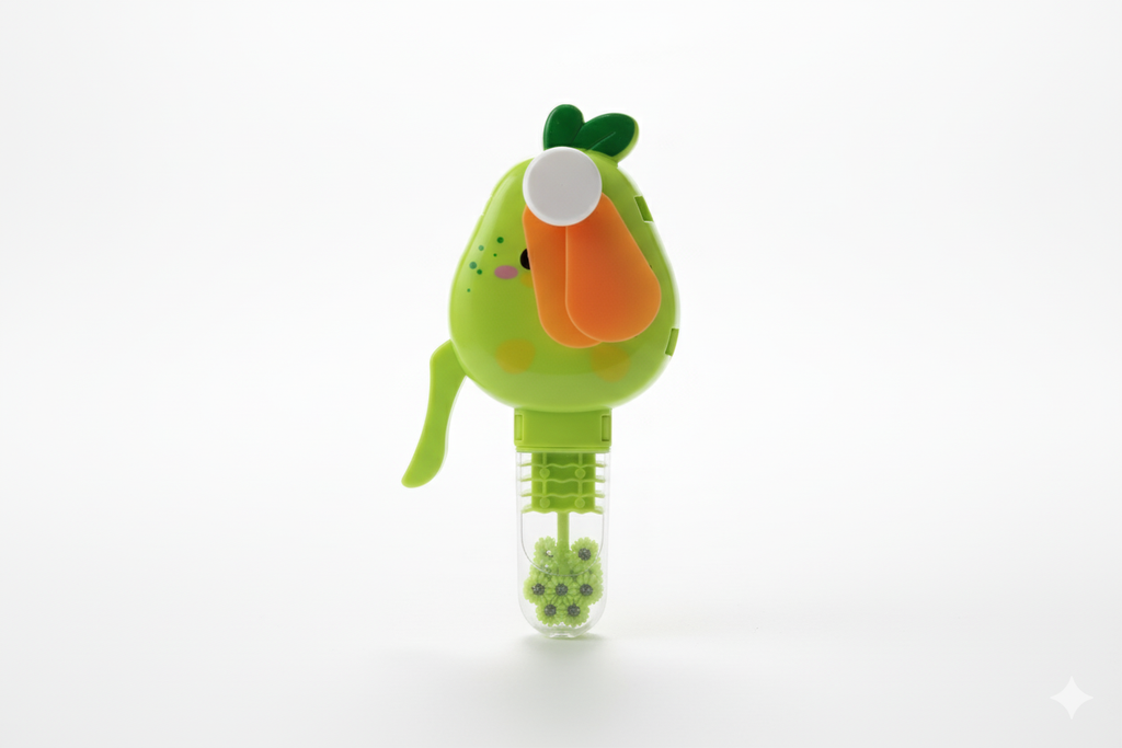Handheld Fruit Shape Toy Fan for Kids – Cute Cartoon Design, Safe Soft Blades, Portable Mini Fan for Summer Play &amp; Cooling (Random Design)