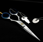 5.5” Professional Hair Cutting Scissors – Premium Stainless Steel Salon Shears with Finger Rest &amp; Adjustment Key