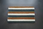 Versatile Absorbent Mat – 25"x16" Ultra-Soft Microfiber Quick-Dry Mat with Non-Slip Backing for Bathroom, Kitchen, and Living Spaces ( Random Design)