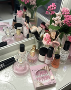 Luxury Pink Nail Tips Set – 12 PCS False Nails with Glitter &amp; Rhinestone Design | Elegant Salon-Style Press-On Nails for Parties, Weddings &amp; Everyday Fashion