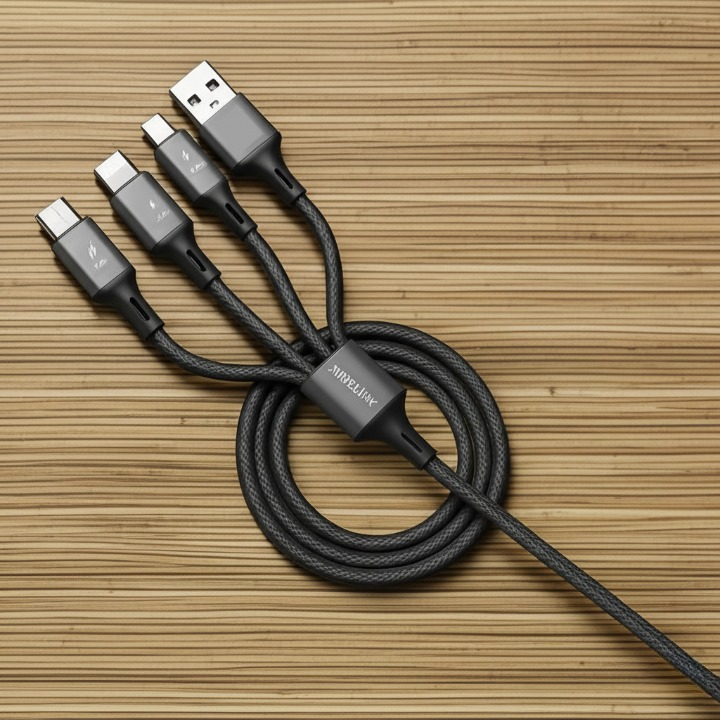 Interlink Max To Iphone cable | Performs Like A Champ | High Definition Fadr With 3 Layer Coating | USB-C To Lightning Cable | Power 27W | Length: 1 meter | Transmission Rate : 480Mbps| Best Cable For iPhone