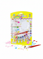 Water Color Painting Set with Brushes and Palette – Vibrant Watercolor Paints, High-Quality Brushes, and Mixing Palette for Artists, Students, and Hobbyists