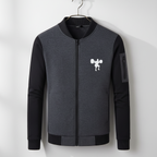 New Winter Collection Charcoal Grey Gym Printed Zipper Jacket for Men &amp; Boys – French Fleece, Premium Quality, Stylish &amp; Comfortable Winter Wear