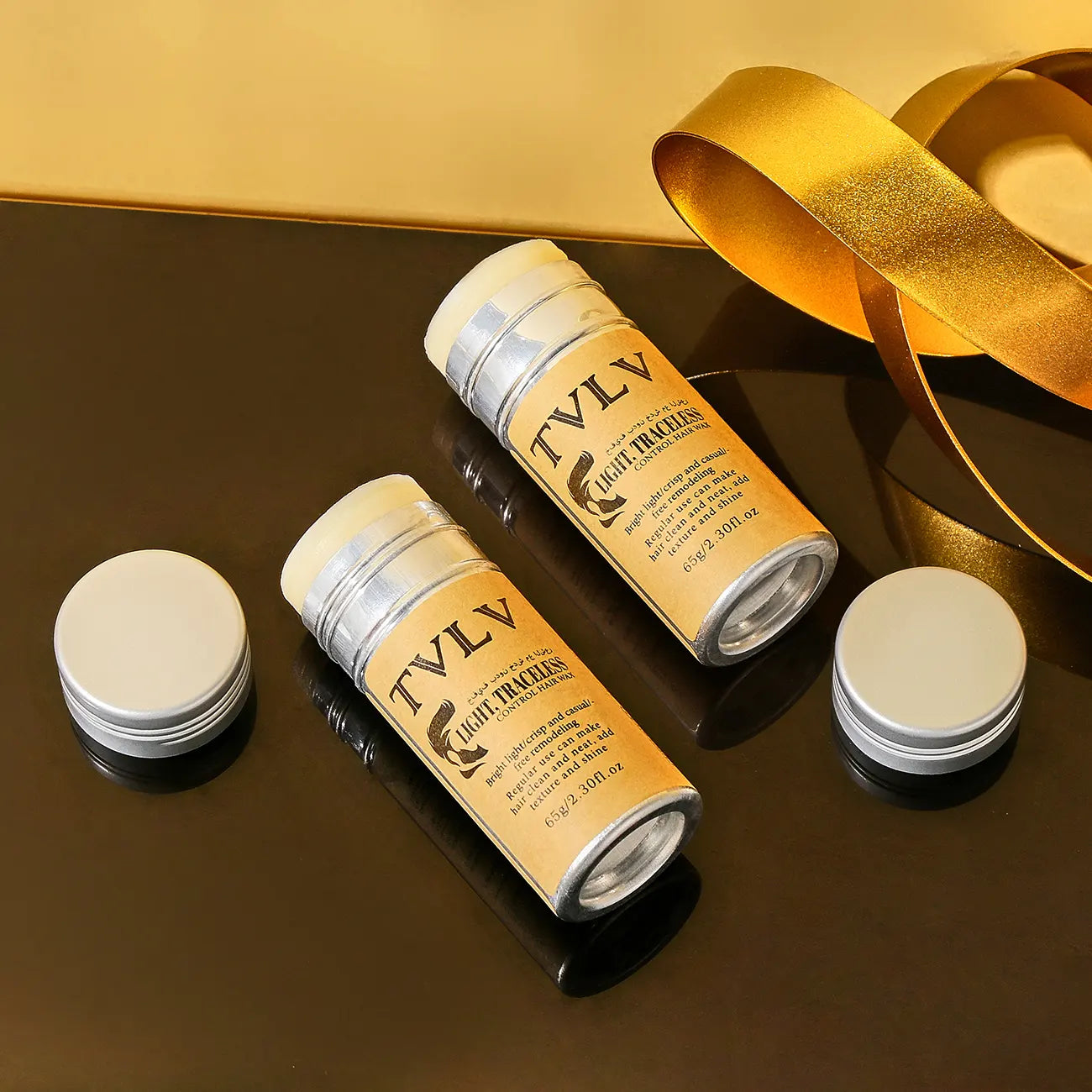 TVLV Hair Wax Stick Broken Hair Finishing Styling Stick for Broken Hair, Wigs, Edge Control - Styling Wax for Fly Away &amp; Edge Frizz Hair