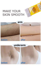 Refill Wax for Women, Roll On Wax Refill for Hair Areas of the Body, Roller Waxing Hair Removal Depilatory Refill Wax with different flavour (1 Pc) (Random Flavors)