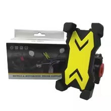 Mobile Phone Holder Stand for Bicycle &amp; Motorcycle – Universal 360° Rotation Mount ( random color)