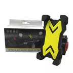 Mobile Phone Holder Stand for Bicycle &amp; Motorcycle – Universal 360° Rotation Mount ( random color)