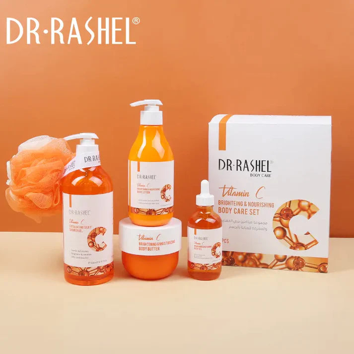 Dr.Rashel Vitamin C Brightening &amp; Nourishing 4-Pieces Body Care Set Gift Box Body care set