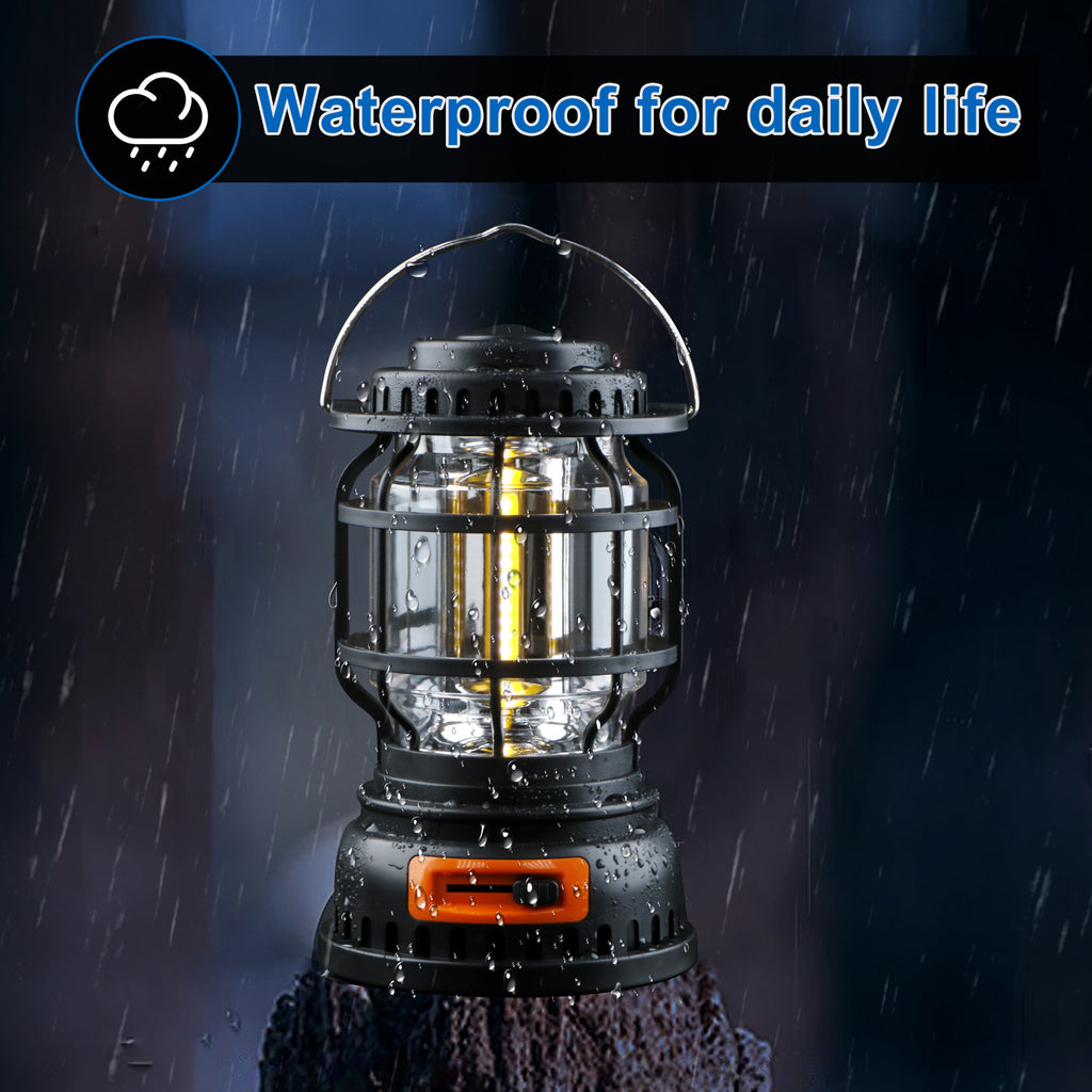 Handle LED Camping Lantern Rechargeable Tent lamp solar powered camping lamp for outdoor(random color)