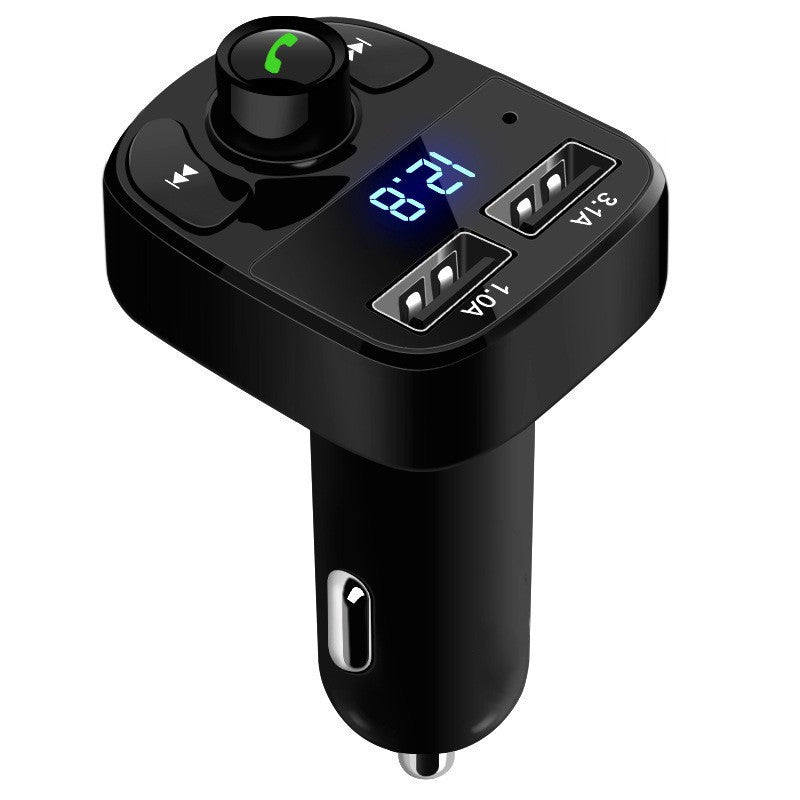 X8 - Multifunctional Car Mp3 Player | Car Wireless FM Transmitter | Car Mp3 Modulator - 3.1A | Car Accessories ( Random Color )